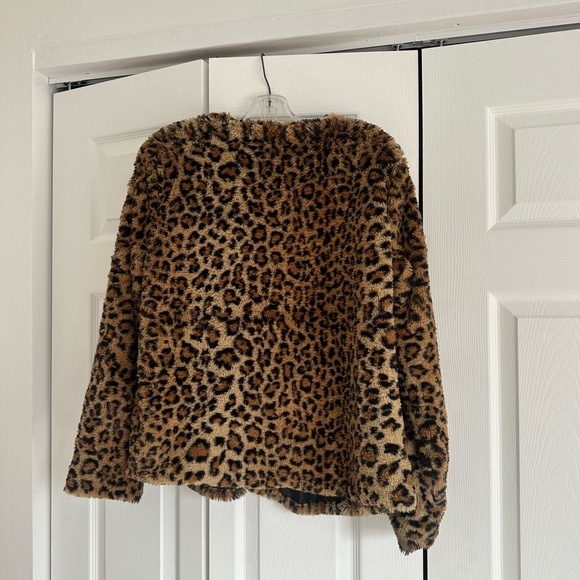 Leopard faux fur jacket - Picture 6 of 7